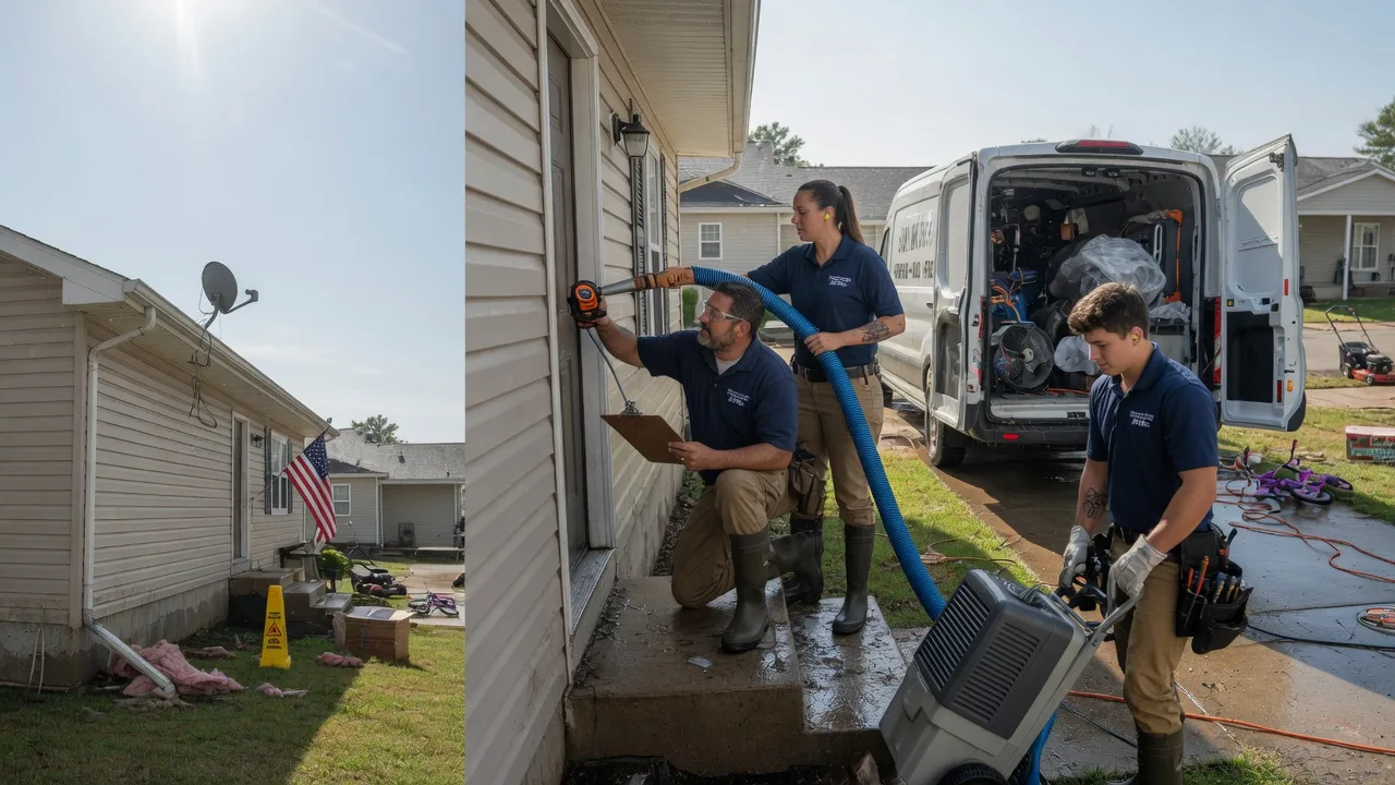 Ceiling Water Damage Restoration in Opal, WY near me